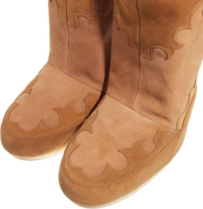 Moonboot Winterlaarzen Mb Icon Suede Embroidery in bruin