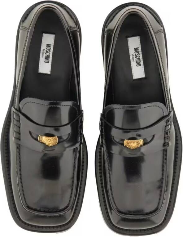 Moschino "Berlin" Moccasin in zwart