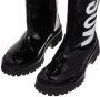 Moschino Boots & laarzen Stivaled Brick Patent in zwart - Thumbnail 2