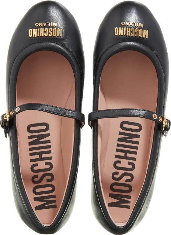 Moschino Espadrilles Plate in zwart