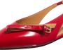 Moschino Hoge hakken Buckled Bow in rood - Thumbnail 3