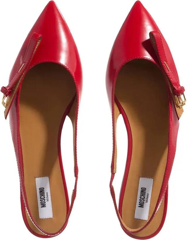 Moschino Hoge hakken Buckled Bow in rood