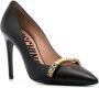 Moschino Hoge hakken Pointed Toe Pumps in zwart - Thumbnail 2