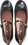 Moschino Loafers & ballerina schoenen Plate Ballerina in zwart - Thumbnail 2