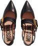 Moschino Loafers & ballerina schoenen Scarpad.Ot Mq38 75 Nappa+Gom.Pu in zwart - Thumbnail 2