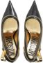 Moschino Pumps & high heels Zipper Detail Pump in zwart - Thumbnail 2