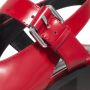 Moschino Sandalen Big Buckles in rood - Thumbnail 2