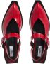 Moschino Sandalen Big Buckles in rood - Thumbnail 3