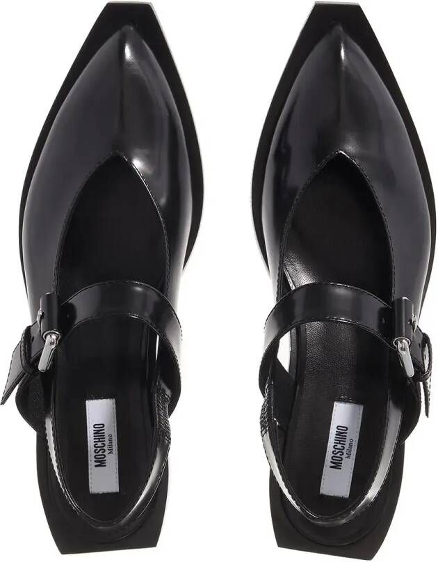 Moschino Sandalen Big Buckles in zwart