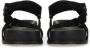 Moschino Sandalen Black Leather Sandals in zwart - Thumbnail 2
