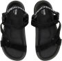 Moschino Sandalen Black Leather Sandals in zwart - Thumbnail 3