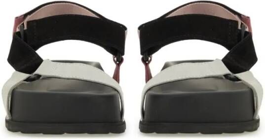 Moschino Sandalen Chunky Platform Sandals With Logo Strap in meerkleurig