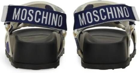 Moschino Sandalen Polka Dot Wide Strap Sandals in zwart