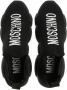 Moschino Logo Sneakers Zwart Rubberen Zool Black Dames - Thumbnail 7