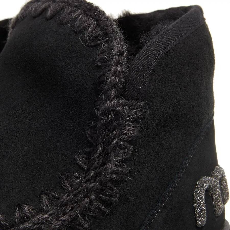 Mou Boots Eskimo Sneakers With Glitter in zwart