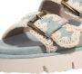 Mou Sandalen Bio Sandal Two Buckles in blauw - Thumbnail 2