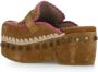Mou Sandalen Brown Suede Leather Sabot in bruin - Thumbnail 2