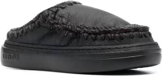 Mou Sandalen Eskimo Bold Clog Slipers in zwart