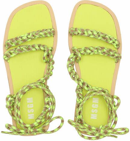 MSGM Sandalen Sandals in geel