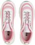 Msgm Leren Sneakers in Wit en Roze Pink Dames - Thumbnail 6