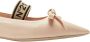 N°21 Leather Ballet Pumps in beige - Thumbnail 2