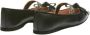 N°21 Leather Ballet Pumps in zwart - Thumbnail 2
