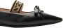 N°21 Leather Ballet Pumps in zwart - Thumbnail 3