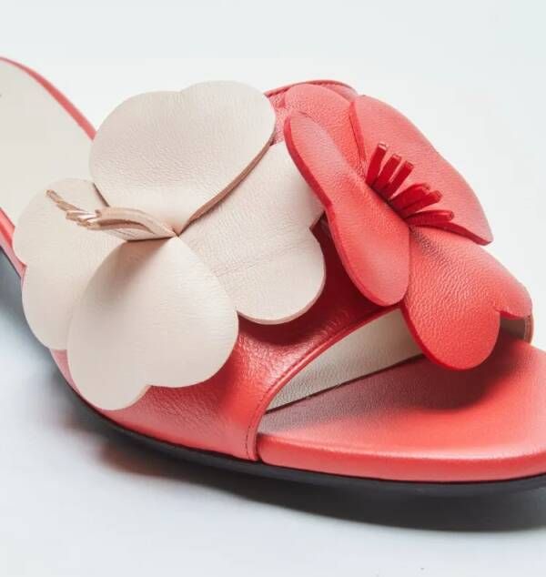 N°21 Slippers & Mules Mule With Flower Detail in roze