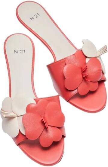 N°21 Slippers & Mules Mule With Flower Detail in roze