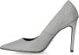 Ncub Hoge hakken Gaba Silver Glitter Pump in zilver - Thumbnail 4