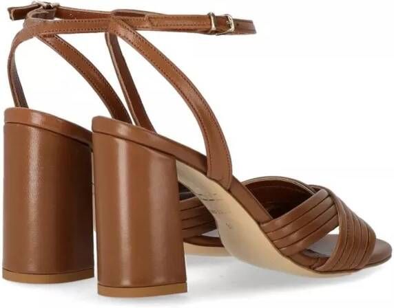 Ncub Sandalen Light Brown Heeled Sandal in bruin