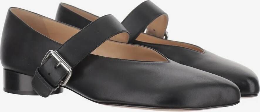 Niccolò Pasqualetti Ballerina Oblique Strap in zwart