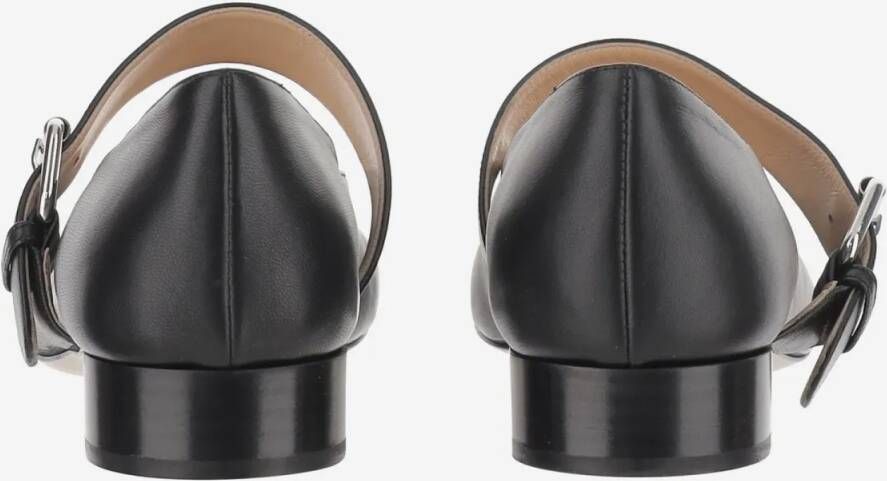 Niccolò Pasqualetti Ballerina Oblique Strap in zwart