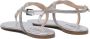 Ninalilou Sandalen Braided Leather Sandals With Silver Finish in rood - Thumbnail 2