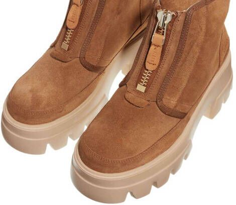 Nubikk Gorpcore outdoor FAshion bruin Tinten Flore Rock Fur Enkelboots Enkellaarsjes Dames Camel - Foto 10