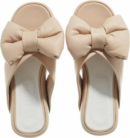 MM6 Maison Margiela Slippers & Mules Leather Mules in wit - Foto 6