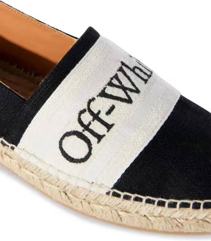 Off White Logo Bookish Espadrilles - Foto 5