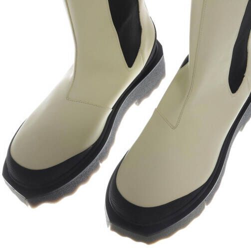 Off-White Chelsea laarzen met spons-effect Beige - Foto 7