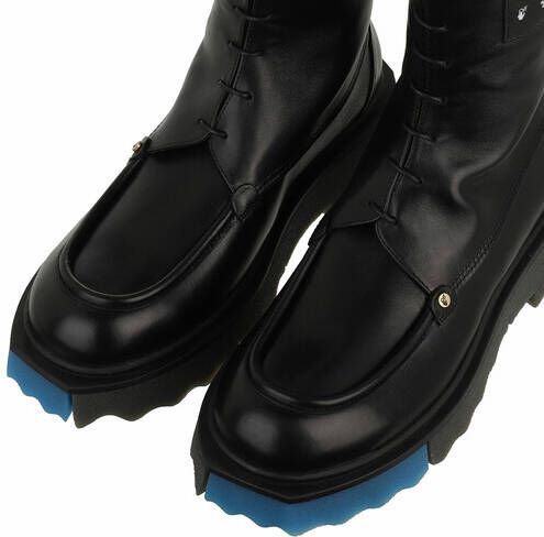 Off-White Boots & laarzen Nappa Sponge Pocket Combat Bootie in zwart