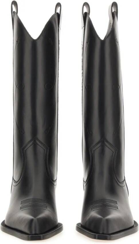 Off-White Boots Texan Boot "For Walking" in zwart
