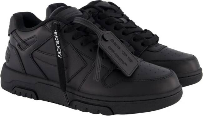 Off-White Low-Top Sneakers Dames Out Of Office Sneaker Zwart in zwart