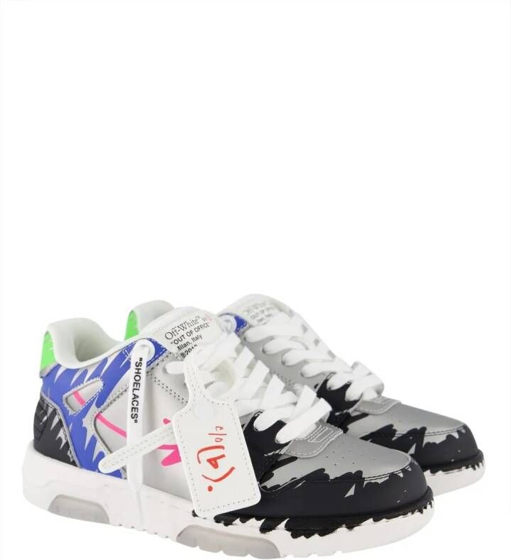 Off-White Low-Top Sneakers Dames OW X BSTROY "OOO" in staalgrijs