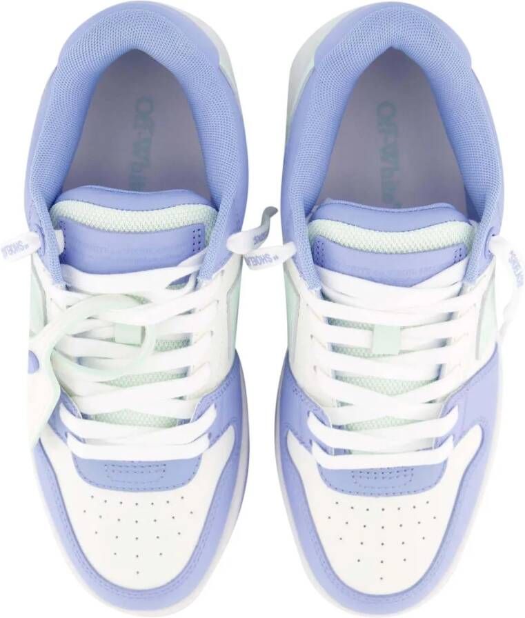 Off-White Low-Top Sneakers Out Of Office Sneakers Leather Blue in blauw
