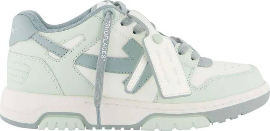 Off-White Low-Top Sneakers Sneaker Out Of Office in groen
