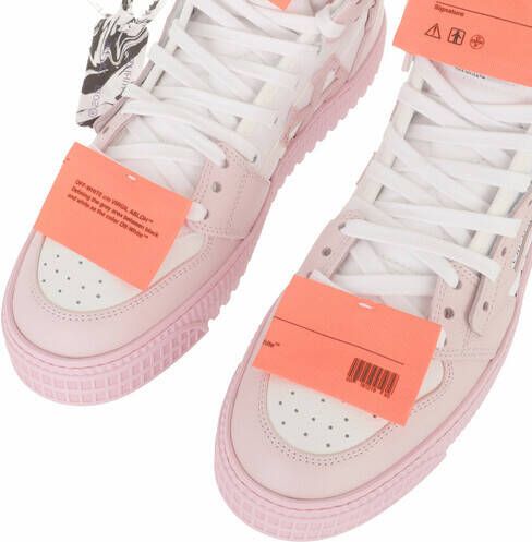 Off-White Sneakers 3.0 Off Court Leather in poeder roze