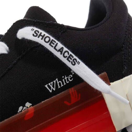Off-White Sneakers Low Vulcanized Canvas in zwart