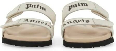Palm Angels Sandalen Sandal With Logo in wit