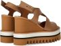Paloma Barceló Sandalen Zarine Camel Wedge Sandal in bruin - Thumbnail 2