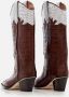 Paris Texas Boots 60mm Ricky Embossed Croco Cowboy Boots in bruin - Thumbnail 4