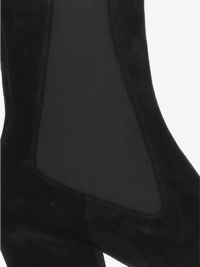 Paris Texas Boots Bettina 50 Leather Ankle Boots in zwart
